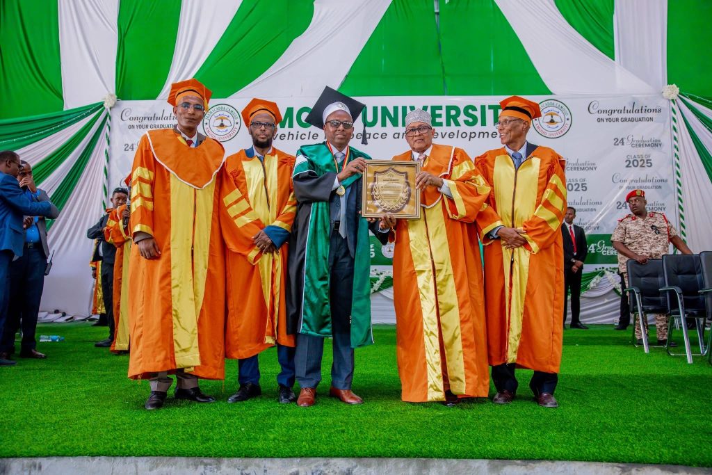 Amoud University Honors Distinguished Leaders with Professorship Titles at 24rd Graduation Ceremony