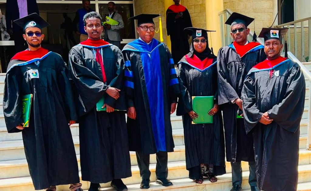 Amoud University Celebrates Graduates of the Joint Healthcare Program with Haramaya University